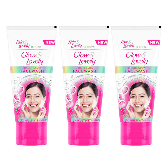 Fair And Lovely Bright Glow Face Wash 50gm Pack Of 3