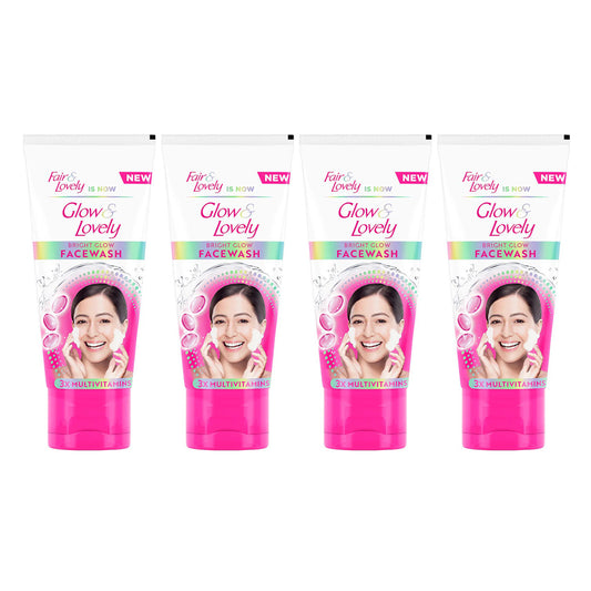 Fair And Lovely Bright Glow Face Wash 50gm Pack Of 4