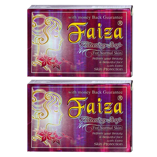 Faiza Whitening Soap 90gm Pack Of 2