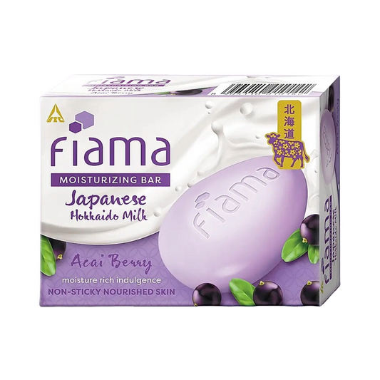 Fiama Moisturizing Bar Japanese Hokkaido Milk Acai Berry 125gm