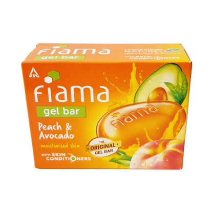 Fiama Moisturising Gel Bar With Peach And Avocado 125gm