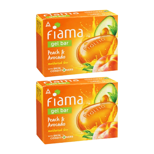 Fiama Moisturised Skin Peach And Avocado Soap 125gm Pack Of 2