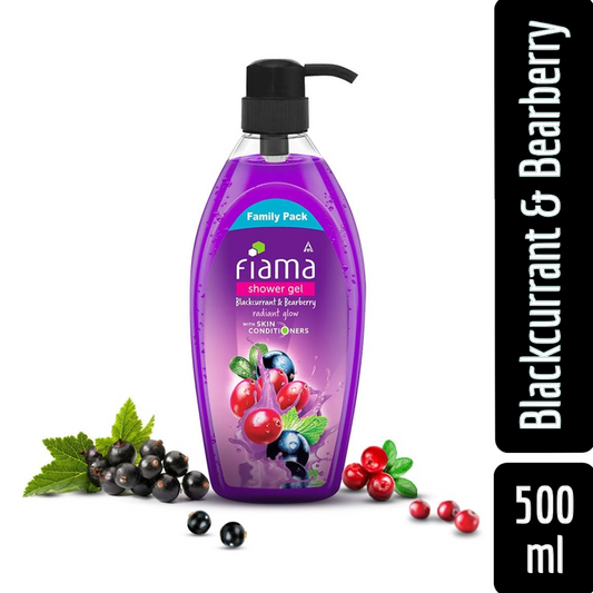 Fiama Showergel Blackcurrant And Bearberry With Skin Conditioners 500ml