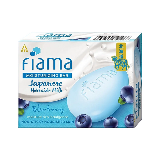 Fiama Moisturizing Bar Japanese Hokkaido Milk Blueberry 125gm