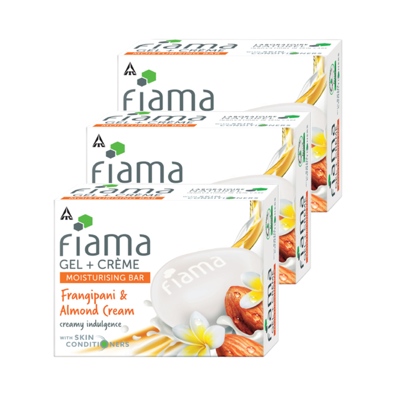 Fiama Gel Creme Moisturising Bar 125gm Pack Of 3