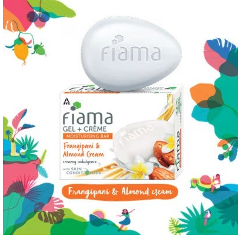 Crème Gel Bar Fiama Moisturising Soap 125gm