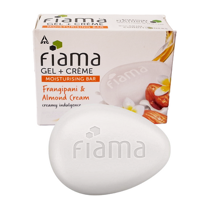 Frangipani And Almond Cream Fiama Gel Bar 125gm