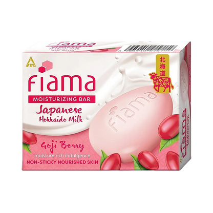 Fiama Moisturizing Bar Japanese Hokkaido Milk Goji Berry 125gm