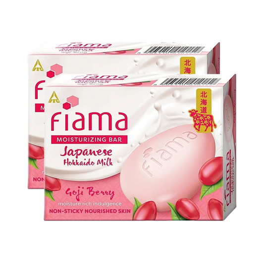 Fiama Moisturizing Bar Japanese Hokkaido Milk Goji Berry 125gm Pack Of 2