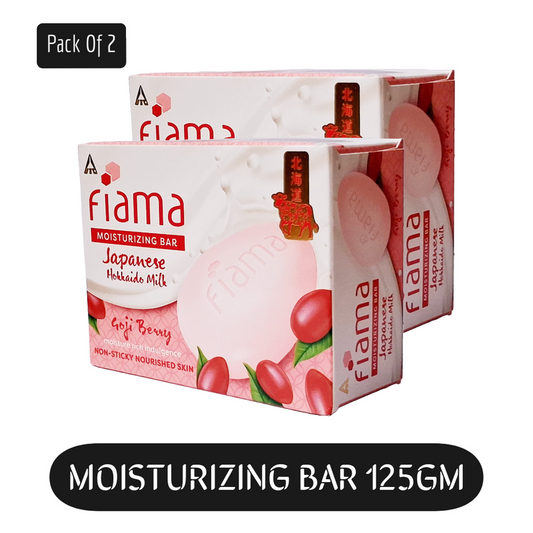 Fiama Japanese Hokkaido Milk Goji Berry Soap 125gm Pack Of 2