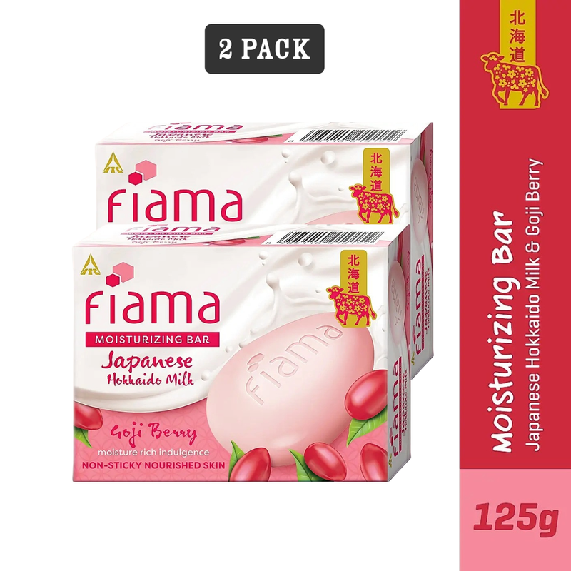 Fiama Moisturizing Japanese Goji Berry Bar -125gm Pack Of 2