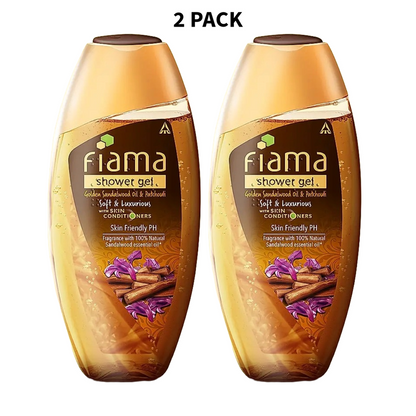 Fiama Shower Gel Golden Sandalwood Oil And Patchouli 250ml Pack Of 2