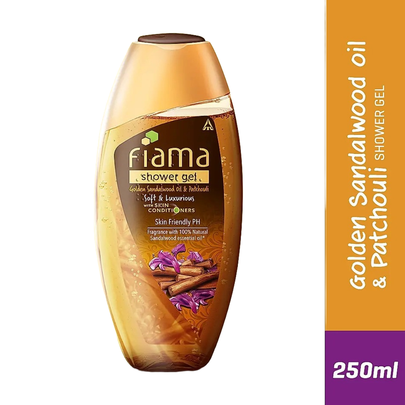 Fiama Golden Sandalwood Oil And Patchouli Shower Gel -250ml