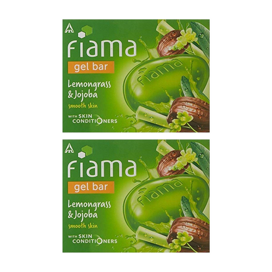 Fiama Lemongrass And Jojoba Gel Bar -125gm Pack Of 2
