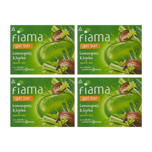 Fiama Lemongrass And Jojoba Gel Bar -125gm Pack Of 4