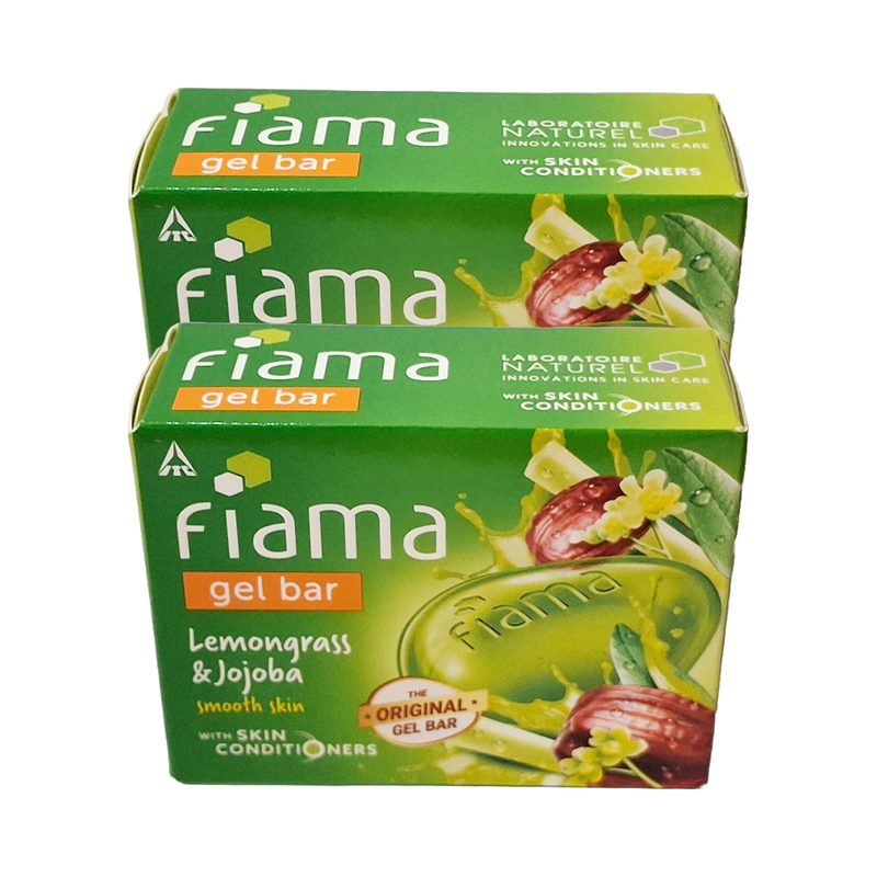 Fiama Skin Conditioners Lemongrass And Jojoba Gel Bar 125gm Pack Of 2