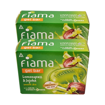 Fiama Skin Conditioners Lemongrass And Jojoba Gel Bar 125gm Pack Of 2