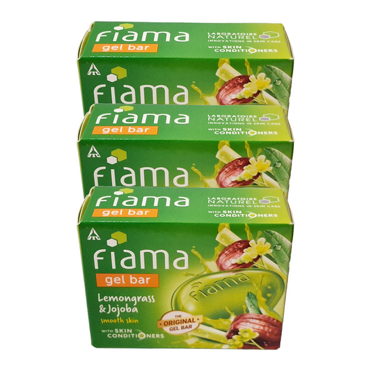 Fiama Skin Conditioners Lemongrass And Jojoba Gel Bar 125gm Pack Of 3