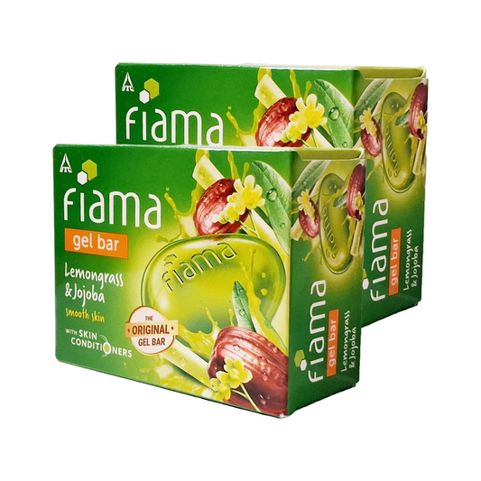 Fiama Skin Care Lemongrass And Jojoba Soap 125gm Pack Of 2