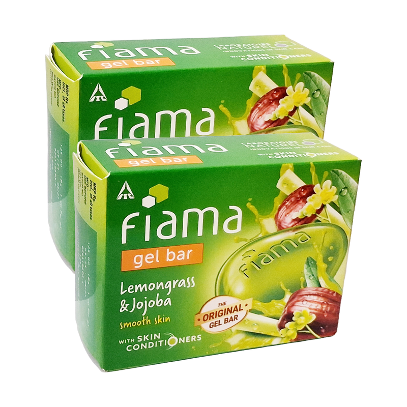 Fiama Body Care Lemongrass And Jojoba Gel Bar -125gm Pack Of 2