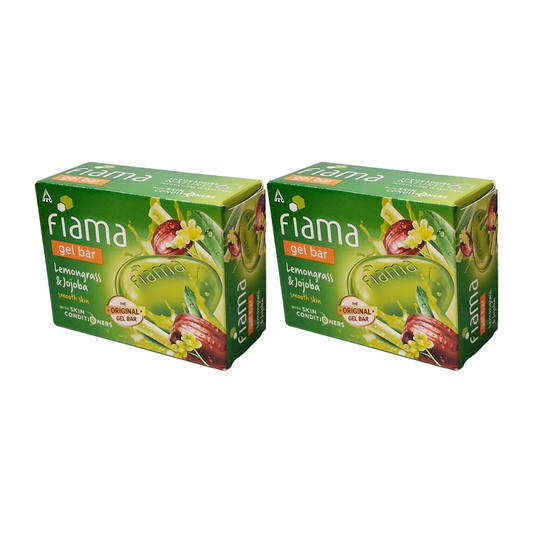 Fiama Smooth Skin Lemongrass And Jojoba Soap (125gm) Pack Of 2