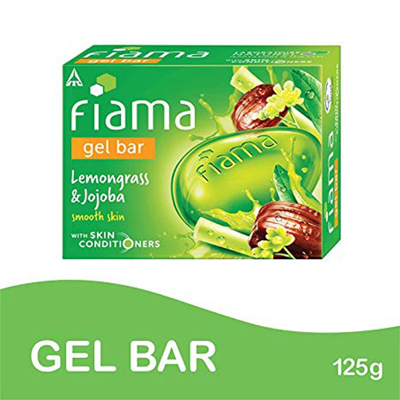 Skin Care Fiama Lemongrass And Jojoba Gel Bar 125gm