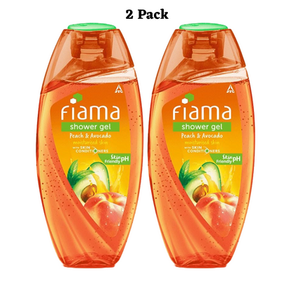 Fiama Shower Gel Peach And Avocado Moisturised Skin 250ml Pack Of 2