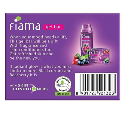 Fiama Gel Bar Blackcurrant And Bearberry Radiant Glow 125gm