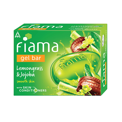 Fiama Gel Bar Lemongrass And Jojoba Smooth Skin 125gm