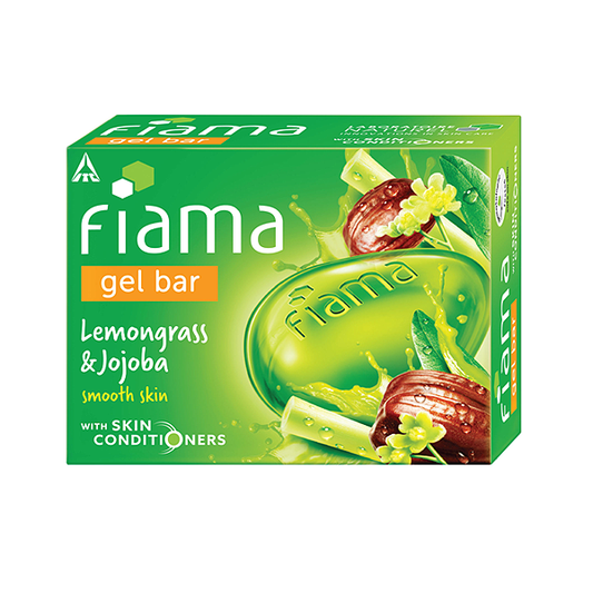 Fiama Gel Bar Lemongrass And Jojoba Smooth Skin 125gm