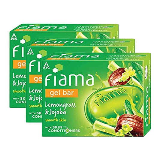 Fiama Gel Bar Lemongrass And Jojoba Smooth Skin 125gm Pack Of 3