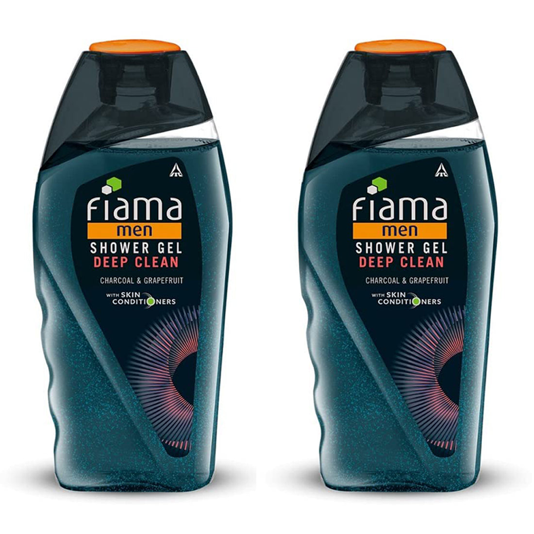 Fiama Men Shower Gel Deep Clean Charcoal & Grapefruit 250ml Pack Of 2