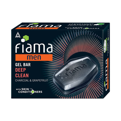 Fiama Men Gel Bar Deep Clean Charcoal & Grapefruit 125gm