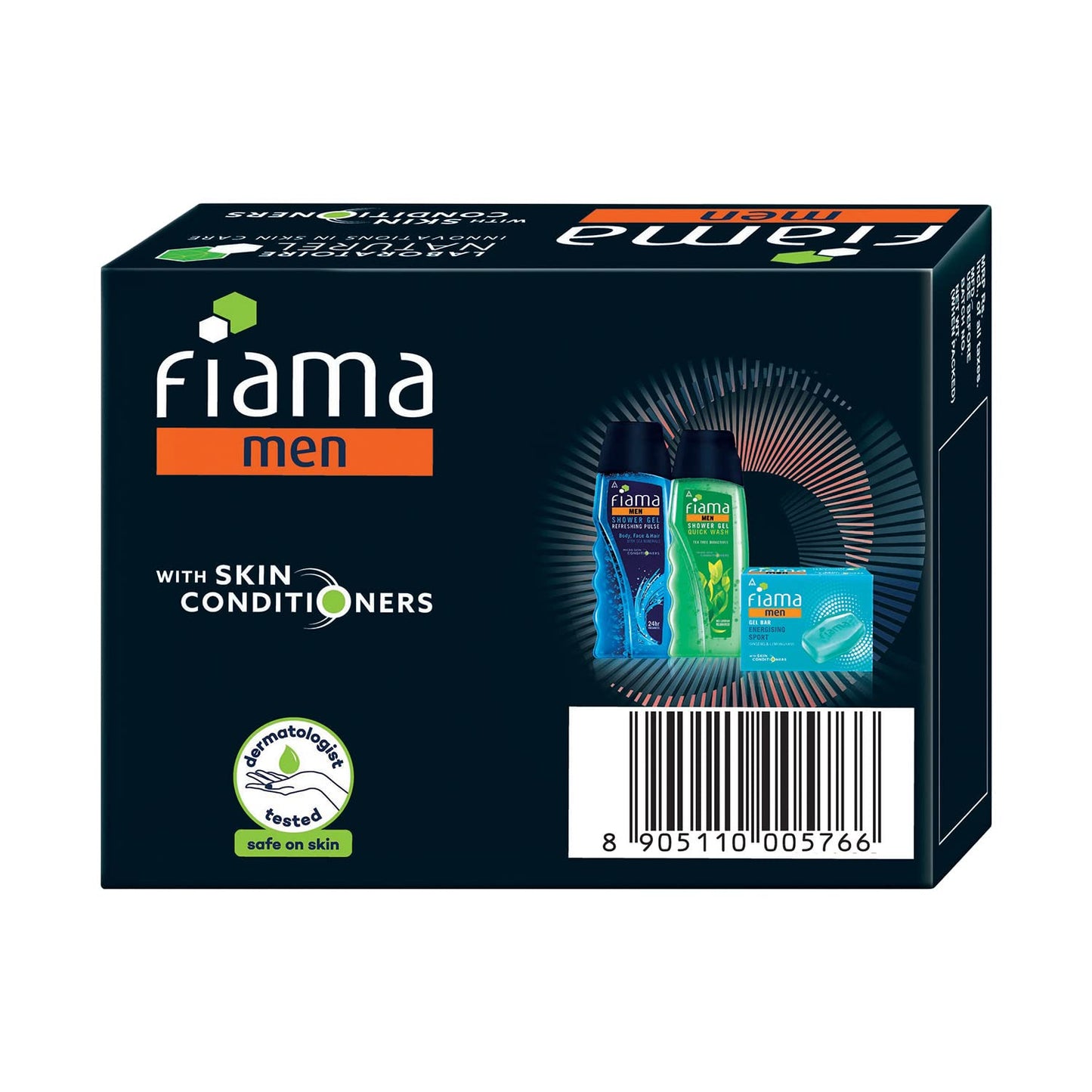 Fiama Men Gel Bar Deep Clean Charcoal & Grapefruit 125gm