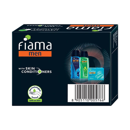 Fiama Men Gel Bar Deep Clean Charcoal & Grapefruit 125gm Pack Of 2