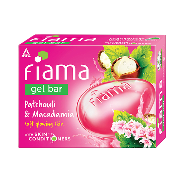 Fiama Gel Bar Patchouli And Macadamia Soft Glowing Skin 125gm