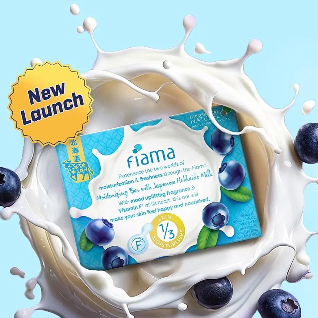 Fiama Blueberry Japanese Moisturizing Bar 125gm