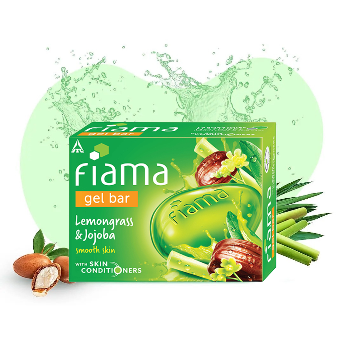 Lemongrass And Jojoba With Skin Smooth And Soft Fiama Soap 125gm