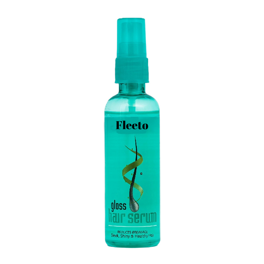 Fleeto Gloss Hair Serum Reduces Breakage, Get Silky, Shine And Healthy Hair 100ml