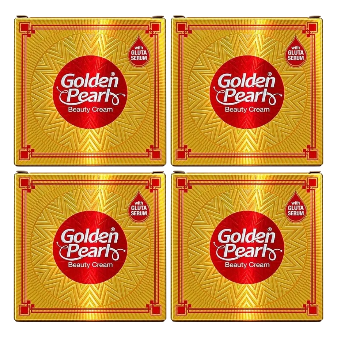 Golden Pearl Beauty Cream Gold 30gm Pack Of 4