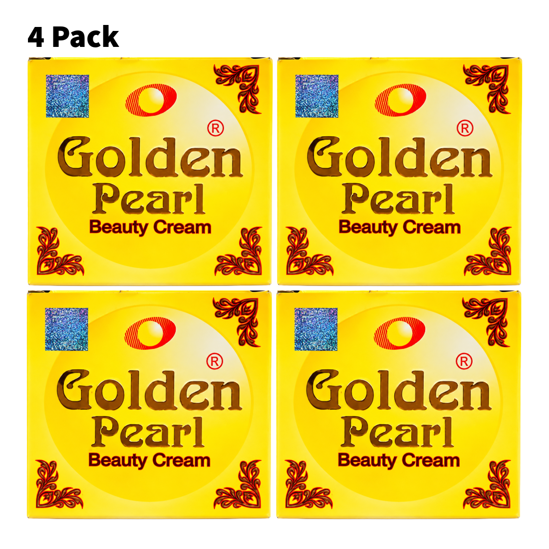 Golden Pearl Beauty Fairness Cream Yellow 30gm Pack Of 4