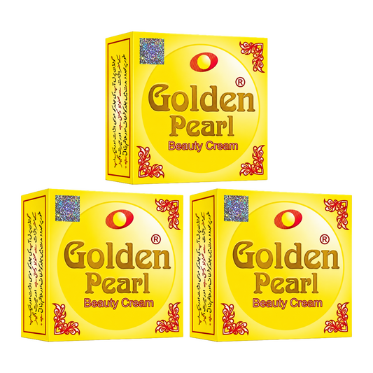 Golden Pearl Beauty Cream Yellow 30gm Pack Of 3