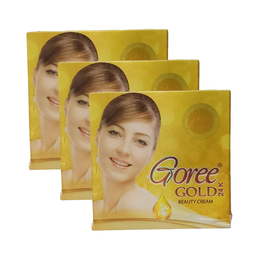 Goree Gold 24K Beauty Cream 30gm Pack Of 3