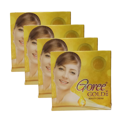 Goree Gold 24K Beauty Cream 30gm Pack Of 4