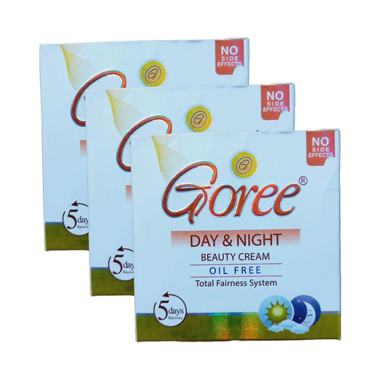 Goree Day Night Beauty Fairness Cream 30gm Pack Of 3