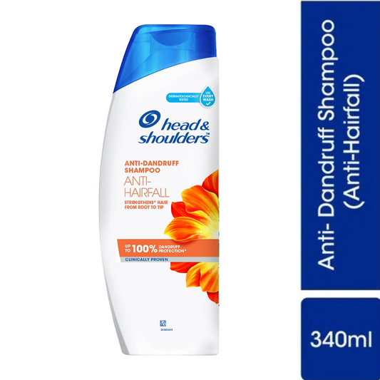 Head And Shoulders Anti Dandruff With Anti Hair Fall Shampoo 340ml