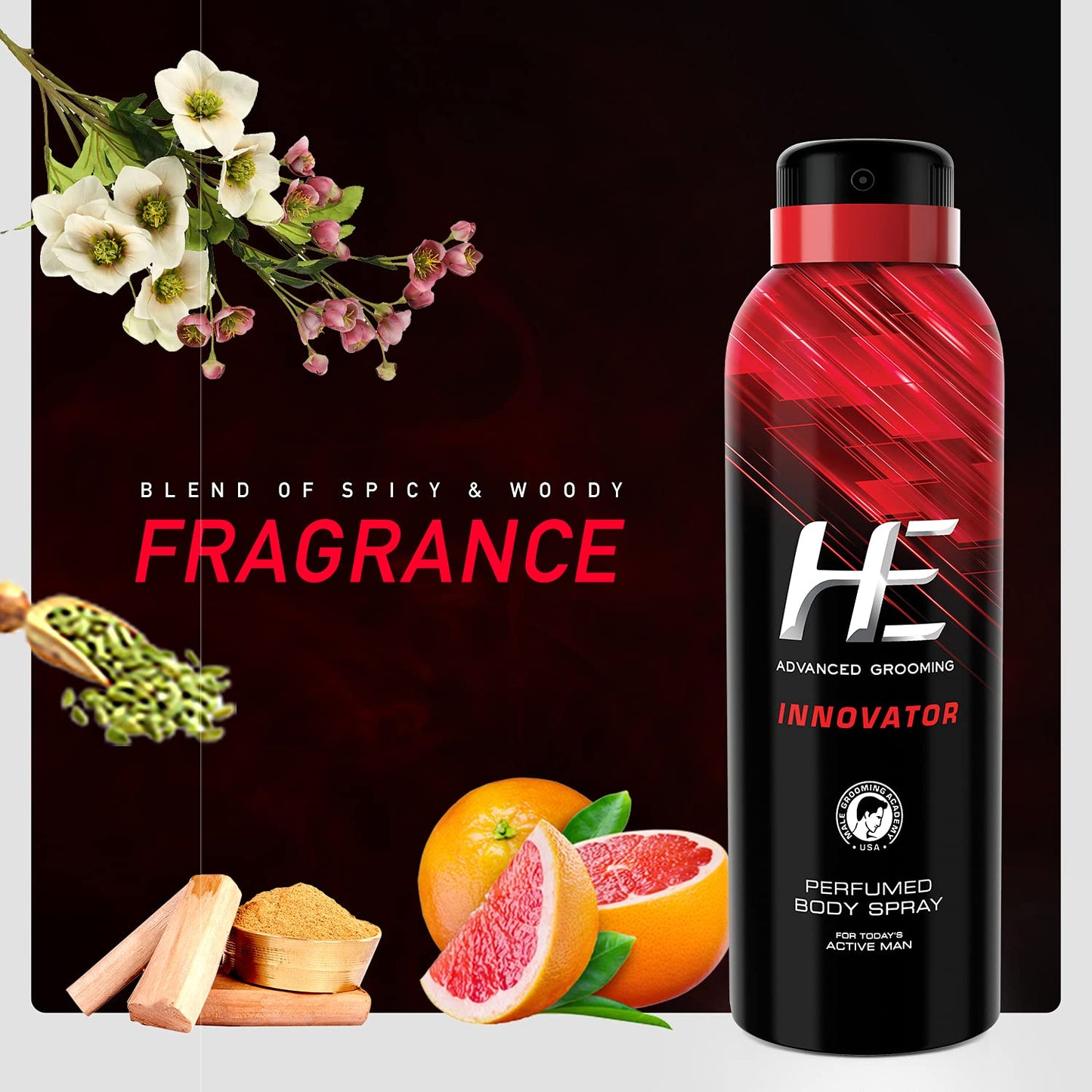 He Advanced Grooming Innovator Perfumed Body Spray 150ml