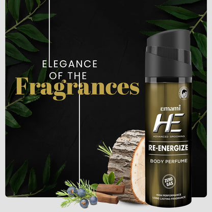 Emami He Advanced Grooming Re-Energize Body Perfumed 120ml