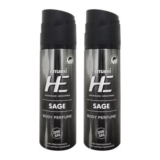 Emami He Advanced Grooming Sage Body Perfume 120ml Pack Of 2