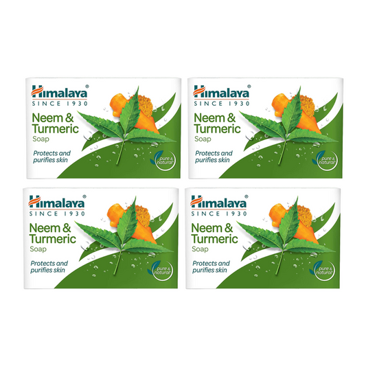 Himalaya Neem And Turmeric Protects And Purifies Skin Soap 125gm Pack Of 4